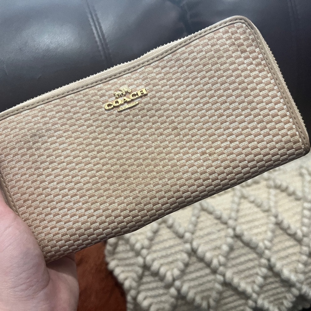 Coach Zip Around Wallet